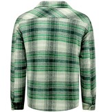 Enos Men's lumberjack with zip -7088 - Green