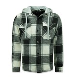 Enos Men's Lumberjacket with hood -7969 - Black