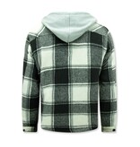 Enos Men's Lumberjacket with hood -7969 - Black