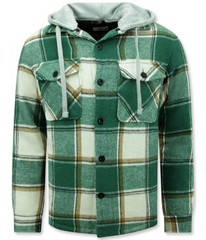 Enos Lumberjack Jacket Men's Lined -7969 - Green