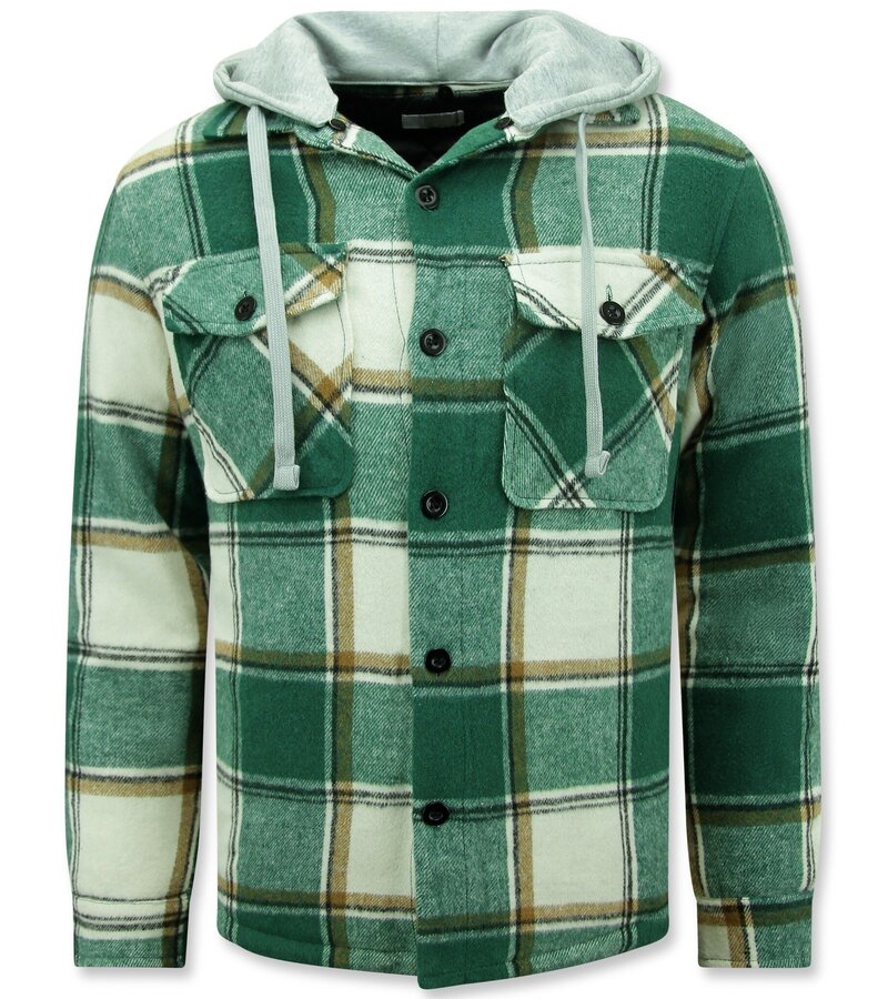 Enos Lumberjack Jacket Men's Lined -7969 - Green