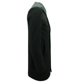 Enos Black Tailored Men's Hooded Coat