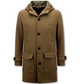 Enos Sporty mens coat -8931- brown