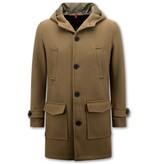 Enos Sporty mens coat -8931- brown