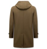 Enos Sporty mens coat -8931- brown