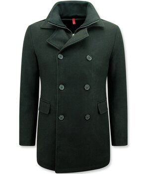 Enos Men's Half-Length Coat - 805 - Black
