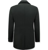 Enos Men's Half-Length Coat - 805 - Black