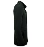 Enos Men's Half-Length Coat - 805 - Black