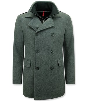 Enos Men Classic Coat Half-Length - 805 - Grey