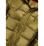 Enos Men's Gold Puffer Jacket with hood