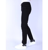 True Rise Men's jeans Stretch Regular Fit - DP47- Black