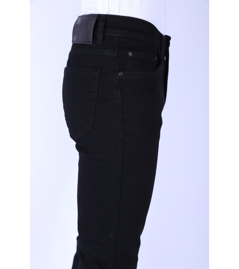 True Rise Men's jeans Stretch Regular Fit - DP47- Black