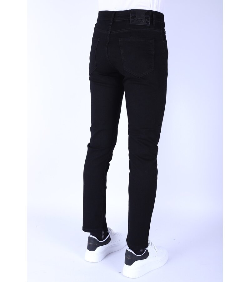 True Rise Men's jeans Stretch Regular Fit - DP47- Black