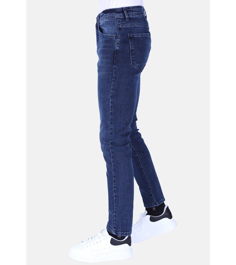 True Rise Men's Jeans Trousers - Regular Fit- DP49- Blue