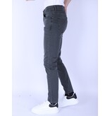 True Rise Men Super Stretch Denim Regular Fit - DP55 - Grey