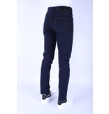 True Rise Mens Superstretch Regular Fit Jeans - DP56 - Blue