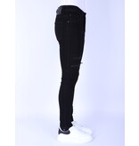 Local Fanatic Men's Ripped Jeans - Slim fit - 1092 - Black