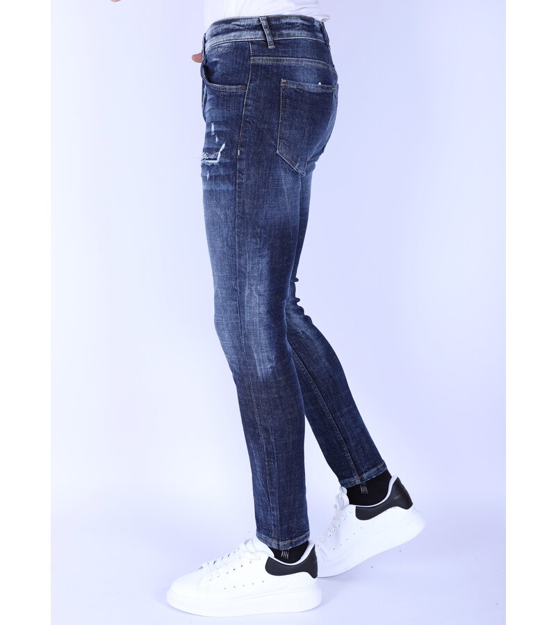 Local Fanatic Ripped Men's Jeans Slim Fit -1100 - Blue