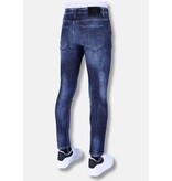 Local Fanatic Ripped Men's Jeans Slim Fit -1100 - Blue