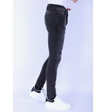 Local Fanatic Skinny fit men's jeans with stretch - XXB - Black