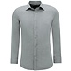Mens Oxford Shirt, Longsleeve, Plain - Grey