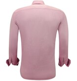 Gentile Bellini Plain Oxford Men's Slim Fit Shirt - Fuchsia