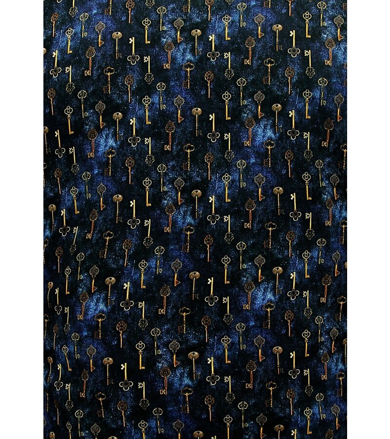 Gentile Bellini Men's Print Long Sleeve Shirt - 3144 - Blue
