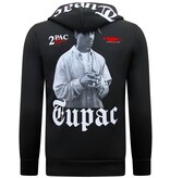 TopStar Tracksuits Men's Tupac - Jogging suits 2Pac- House suits - 10997 - Black