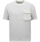 TopStar Ribbed Oversized Summer Set Men - SET - White