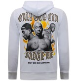 Top Star Tupac Legend Sweater - 2Pac Men's Hoodie - White