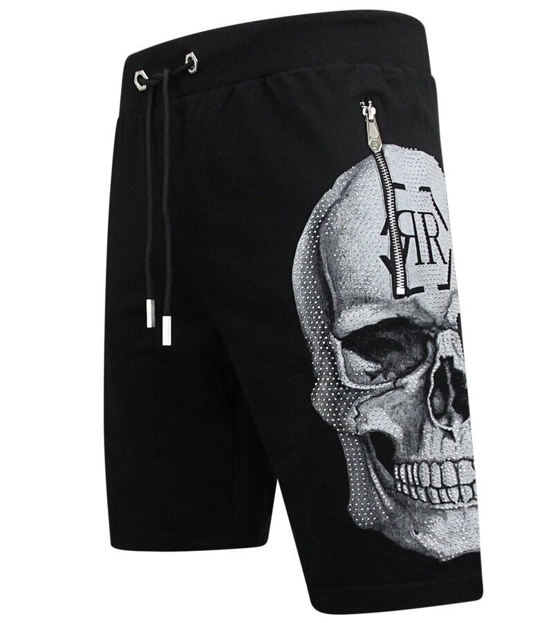 Enos Men's Sets - Skull - Rhinestone - 7979/7980 - Black