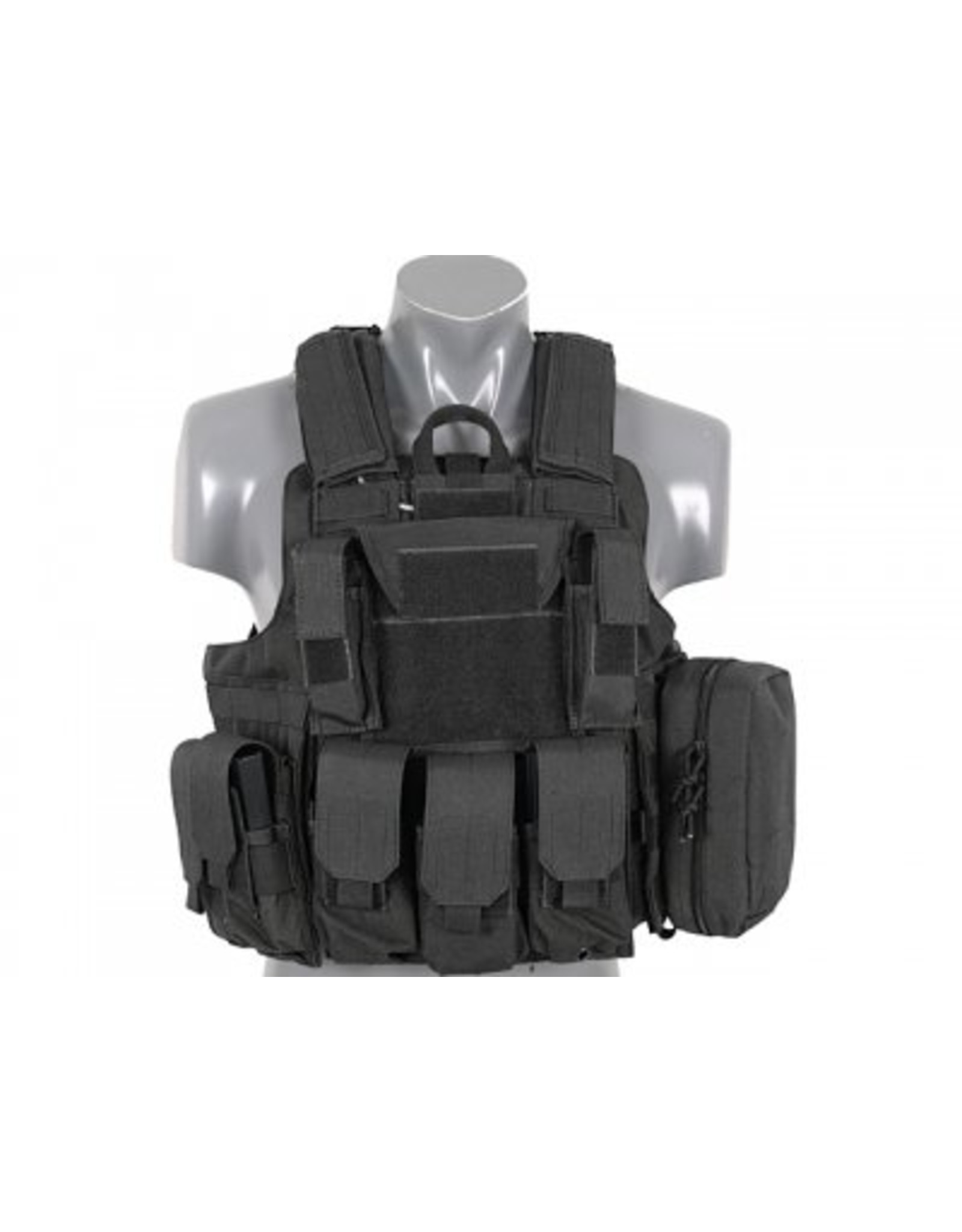 COMBAT VEST MET LOSNEEMBARE ARMOR SYSTEEM