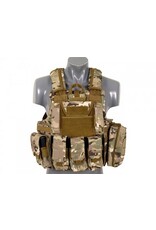COMBAT VEST MET LOSNEEMBARE ARMOR SYSTEEM