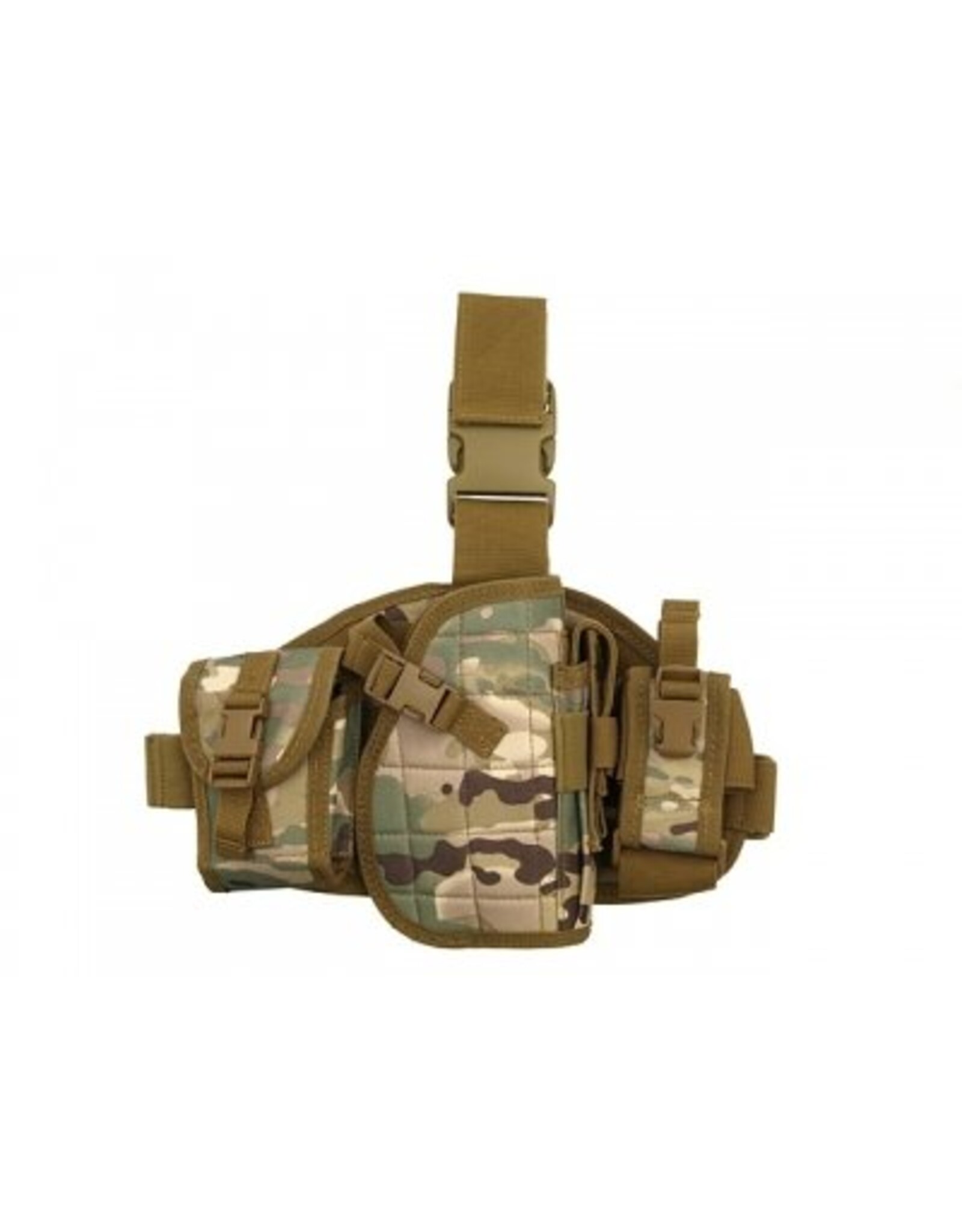 TACTISCHE MOLLE BEEN PANEL MET HOLSTER