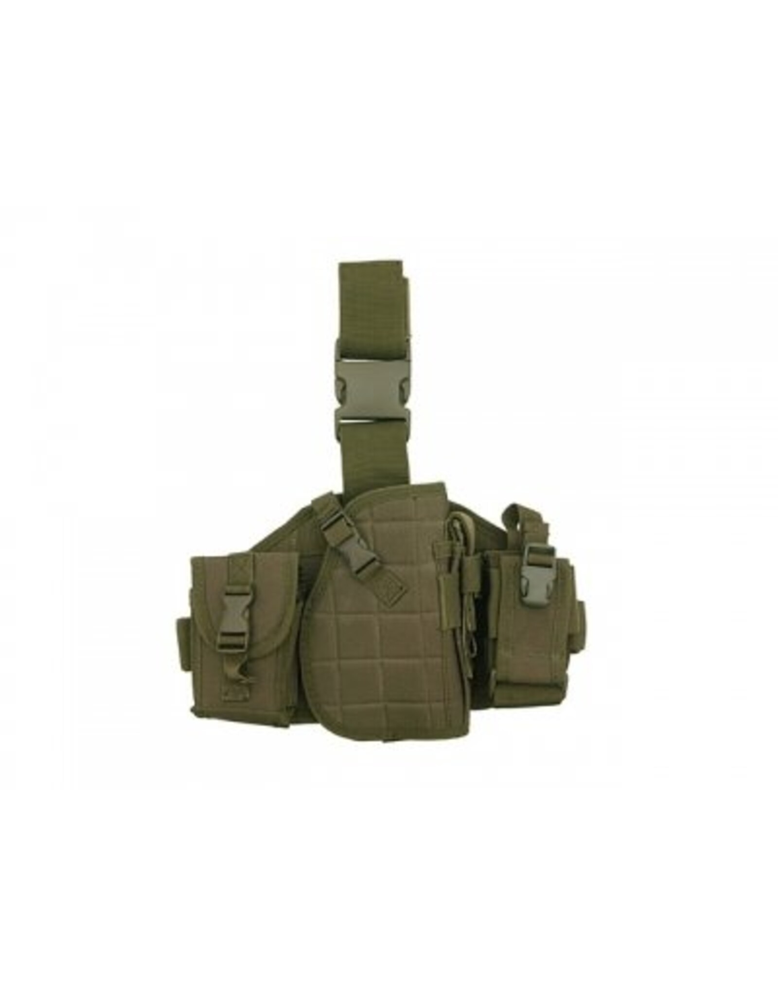 TACTISCHE MOLLE BEEN PANEL MET HOLSTER