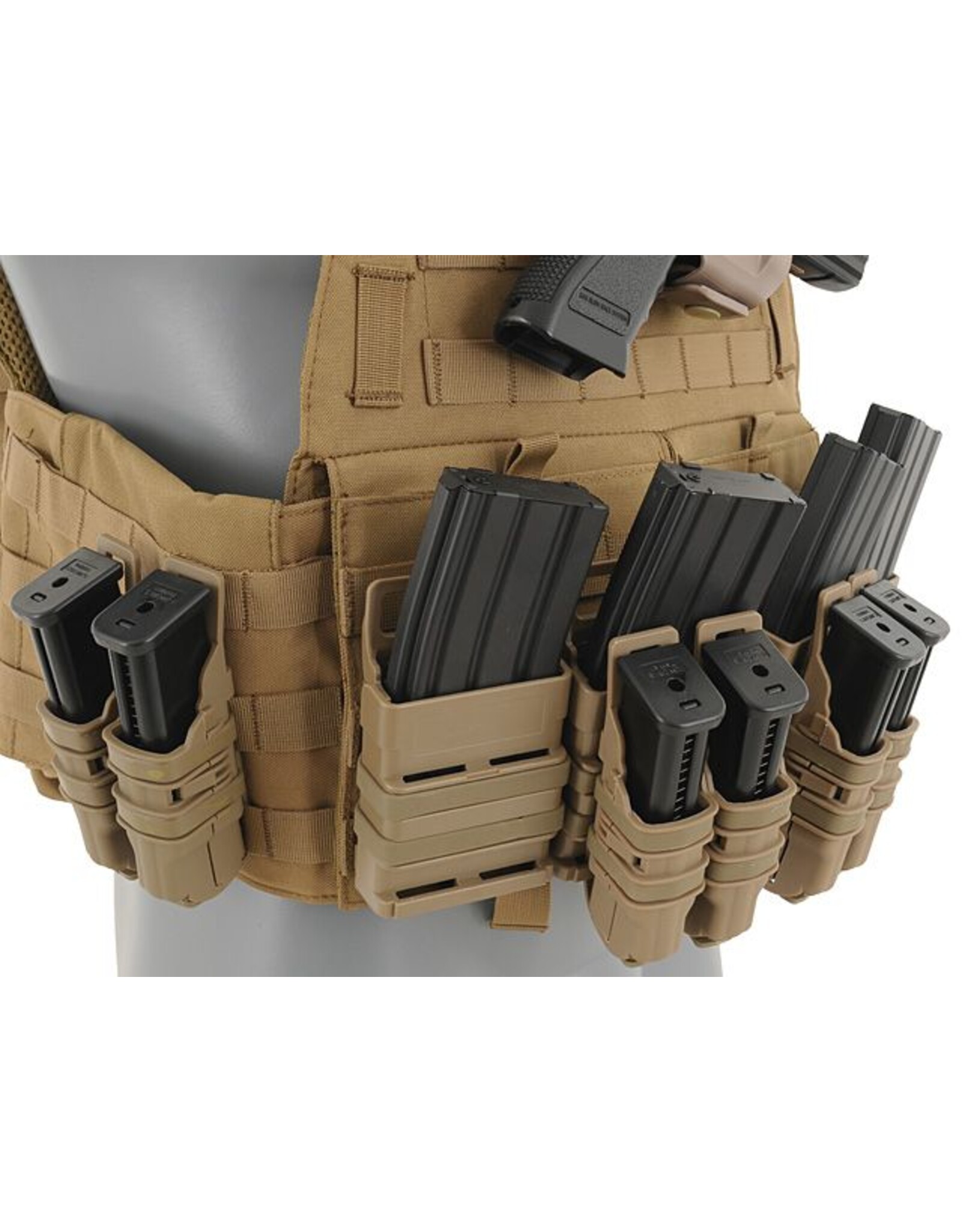 Polymeer magazijn houder set