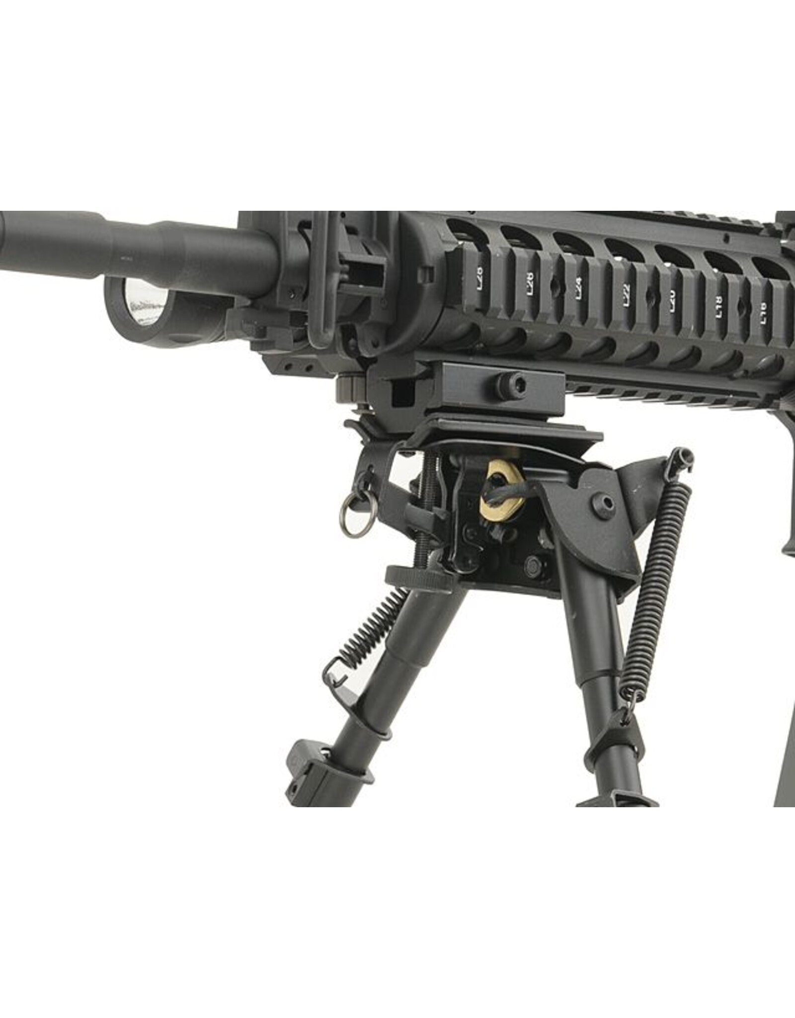 6 traps telescopische tweepoot met RIS Mount Adapter