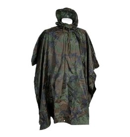 Poncho zwaar woodland