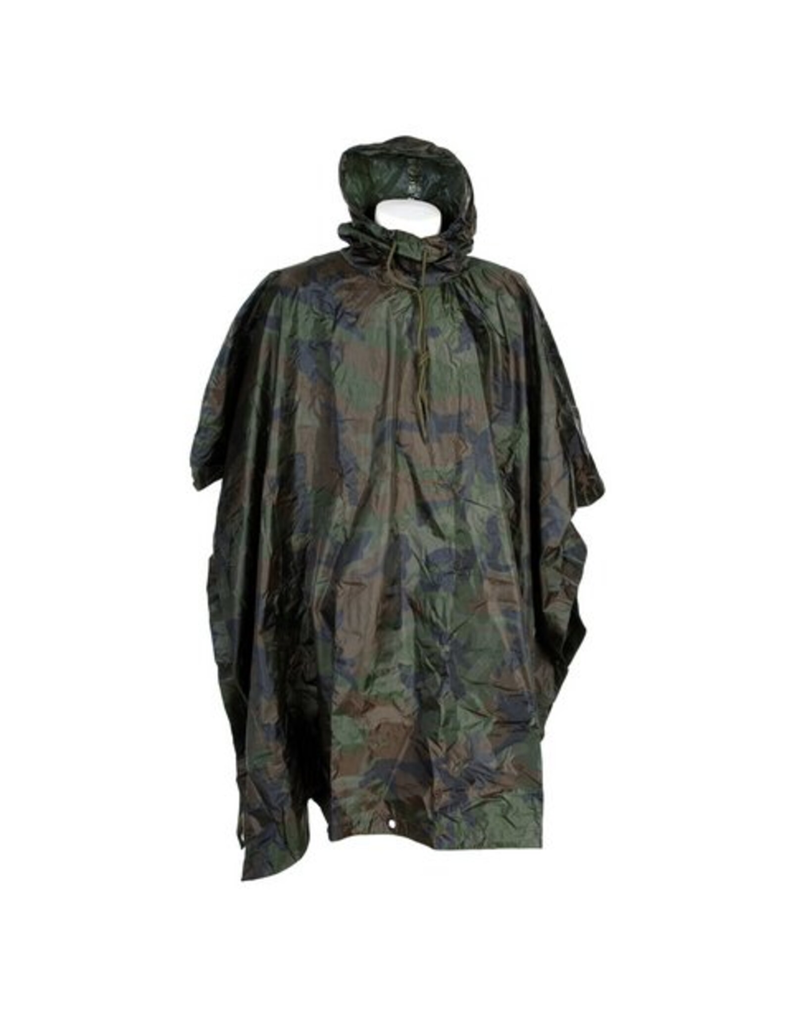 Poncho zwaar woodland