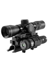 NcStar Boar Blaster Combo (4X30E Red illumination compact scope/Green lens)