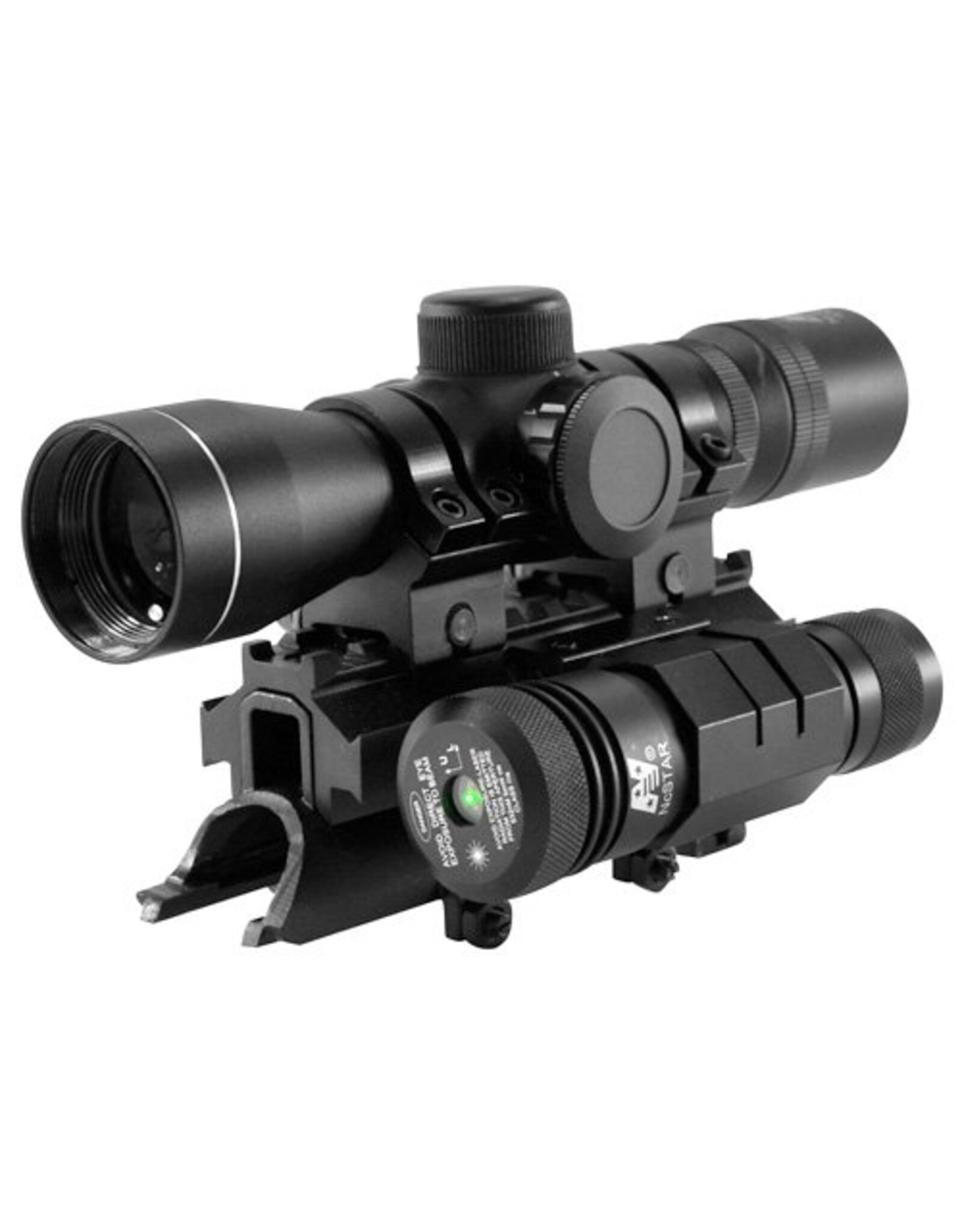 NcStar Boar Blaster Combo (4X30E Red illumination compact scope/Green lens)