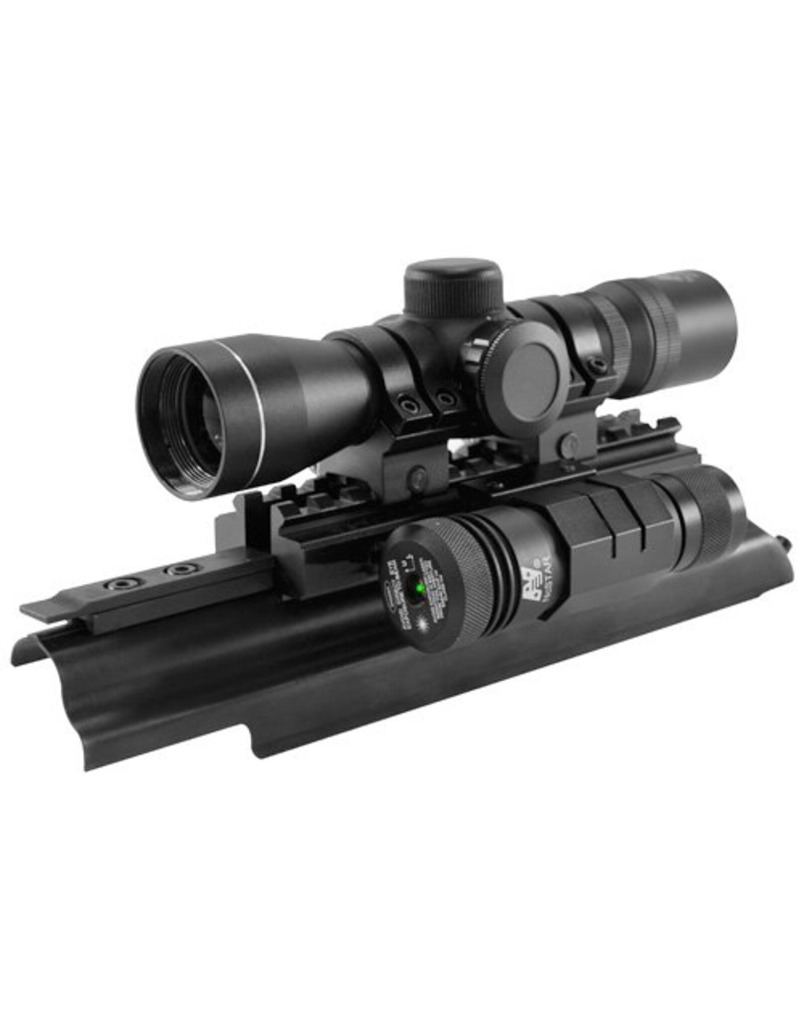 NcStar The liberator combo (4X30 Red illuminated compact scope/blue lens)