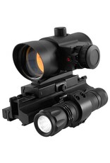 NcStar Special operation combo (1X40 Red dot sight with built in red laser/Quick release weaver mount)