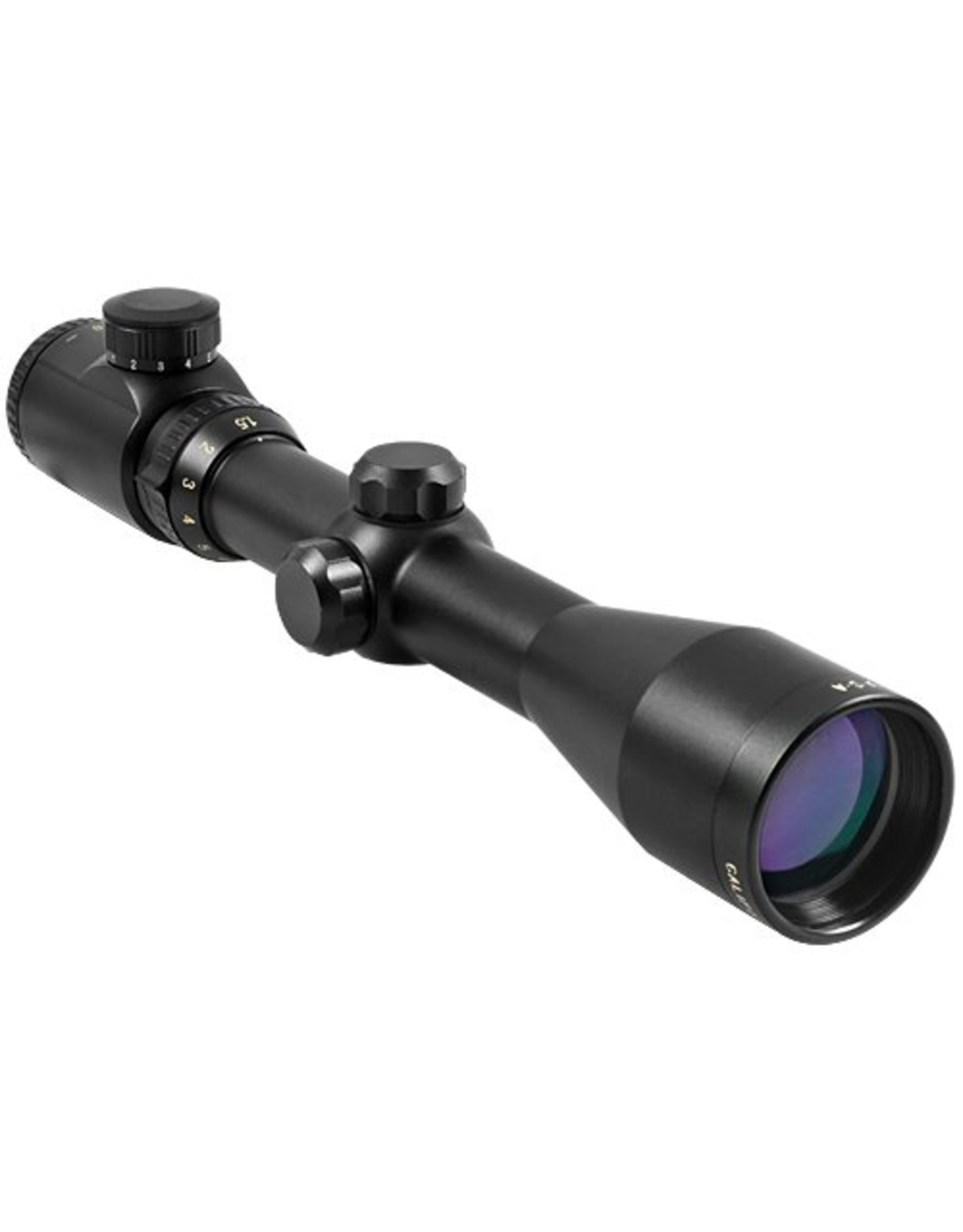 Gubbi 1.5-6X42E Red illuminated scope dot/green lens