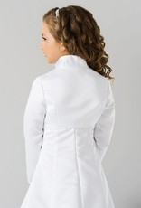 Kommunionjacke Bolero aus Satin zum Kommunionkleid