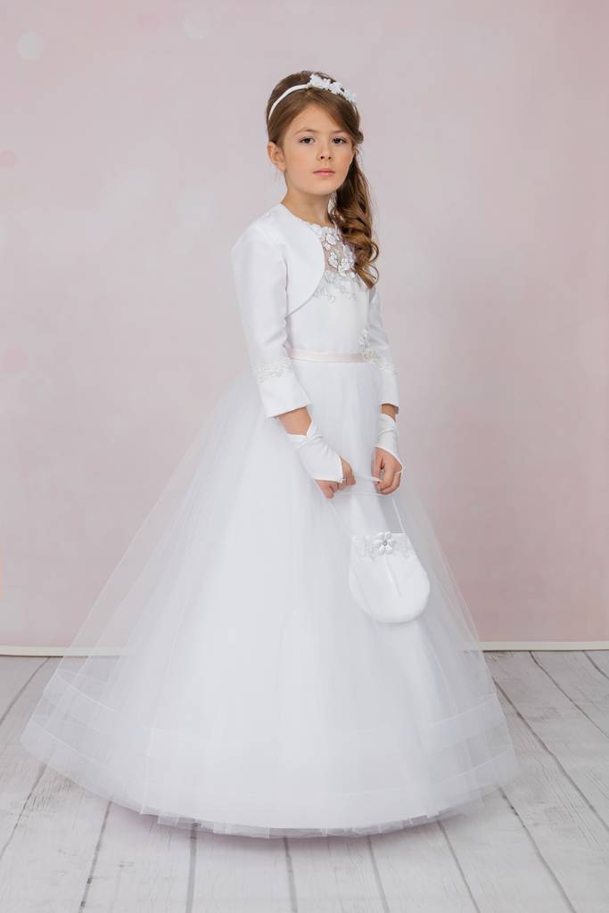 Kids  Exclusives Kommunionkleid mit besonderen Spitze