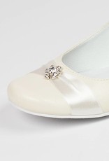 Kommunionschuhe in weiß oder ivory creme mit Strass