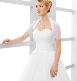 Hochzeit Bolero aus Stretch Tüll