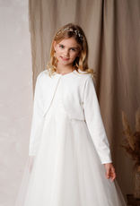 Kommunionkleid für schlanke Mädchen in ivory