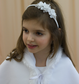 Kommunion Haarschmuck mit Blumen